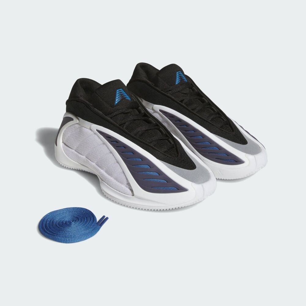 ADIDAS ANTHONY EDWARDS 2_WITH LOVE Grey/BLACK/Blue Mens US Size 5